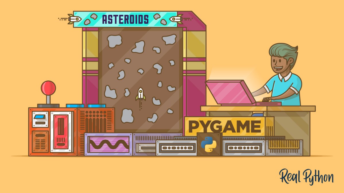 Asteroids video game