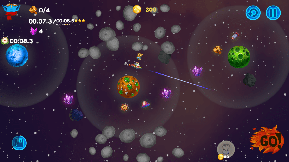 Asteroids video game